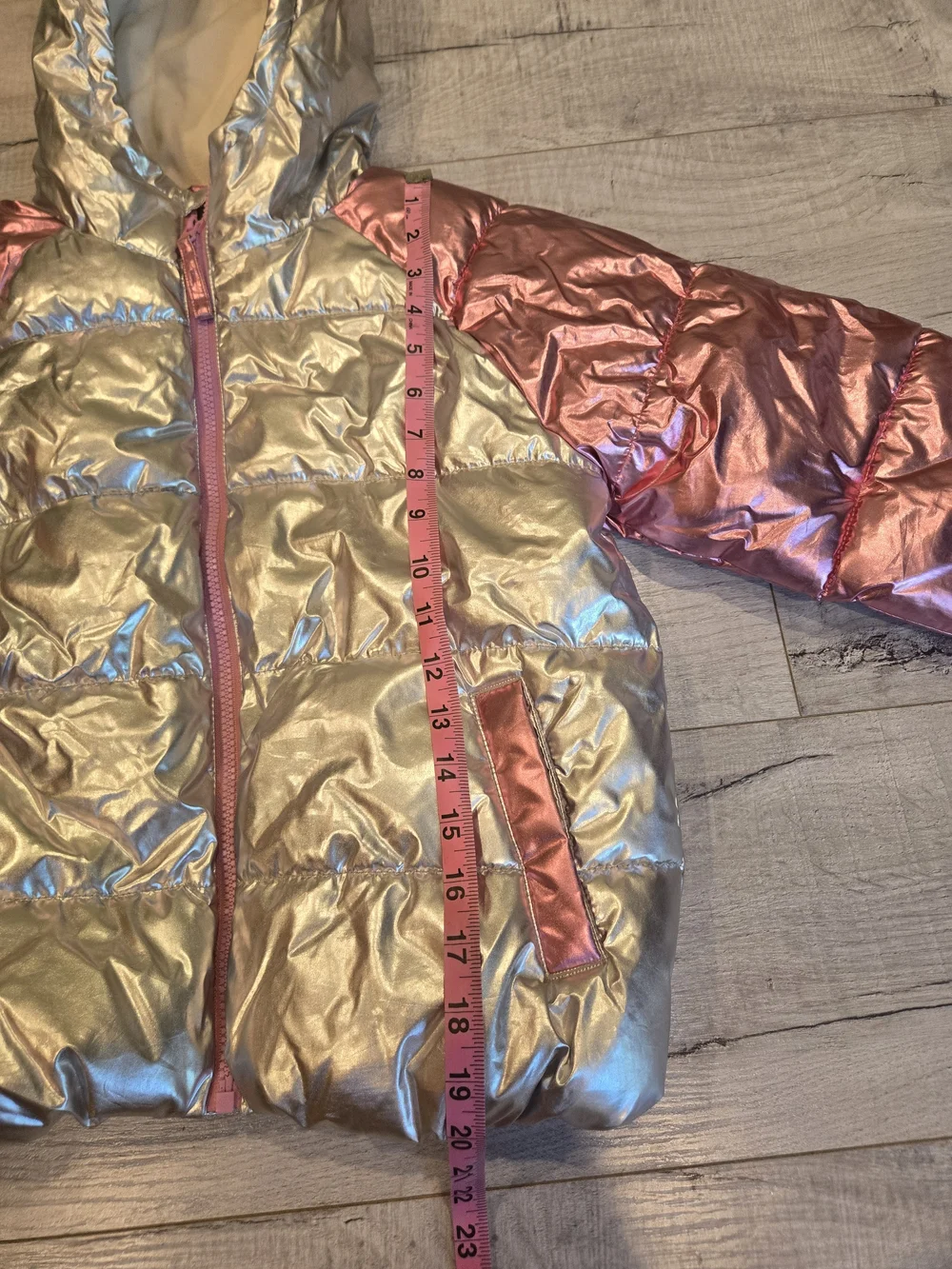 Old Navy shiny metallic